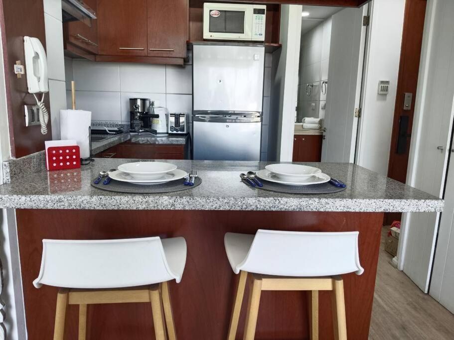 Depto Estudio Moderno Y Central * Santiago